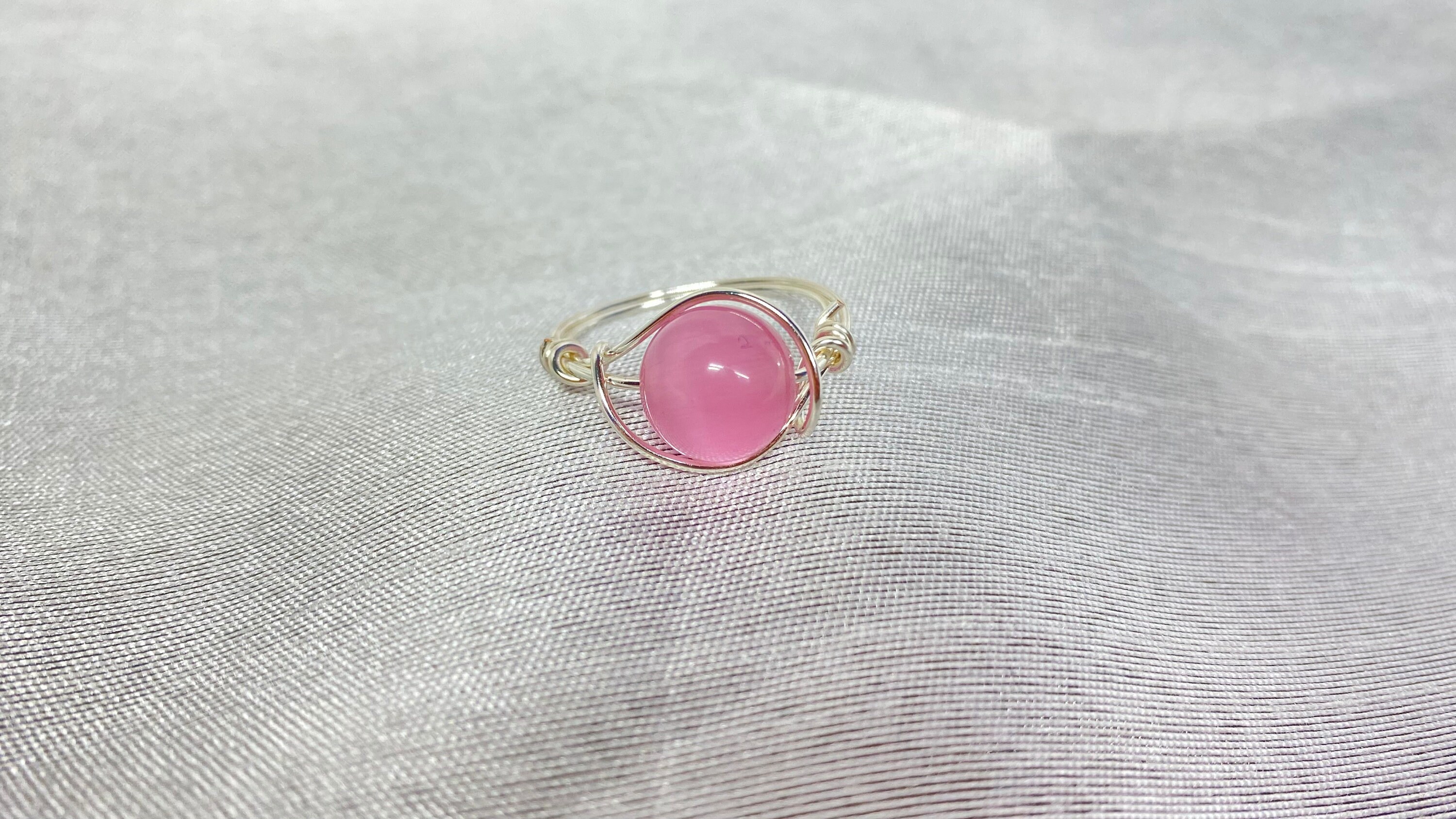 Rose quartz crystal ring Etsy