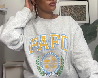 FAFO F Around & Find Out Unisex Crewneck, Montgomery Alabama, Riverfront, Montgomery Brawl, Black People, Black History, Black Culture