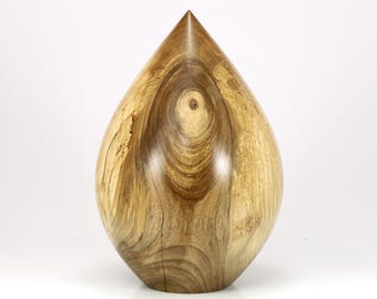 Urna in legno di noce realizzata a mano (350 in3 = 5,73 L)