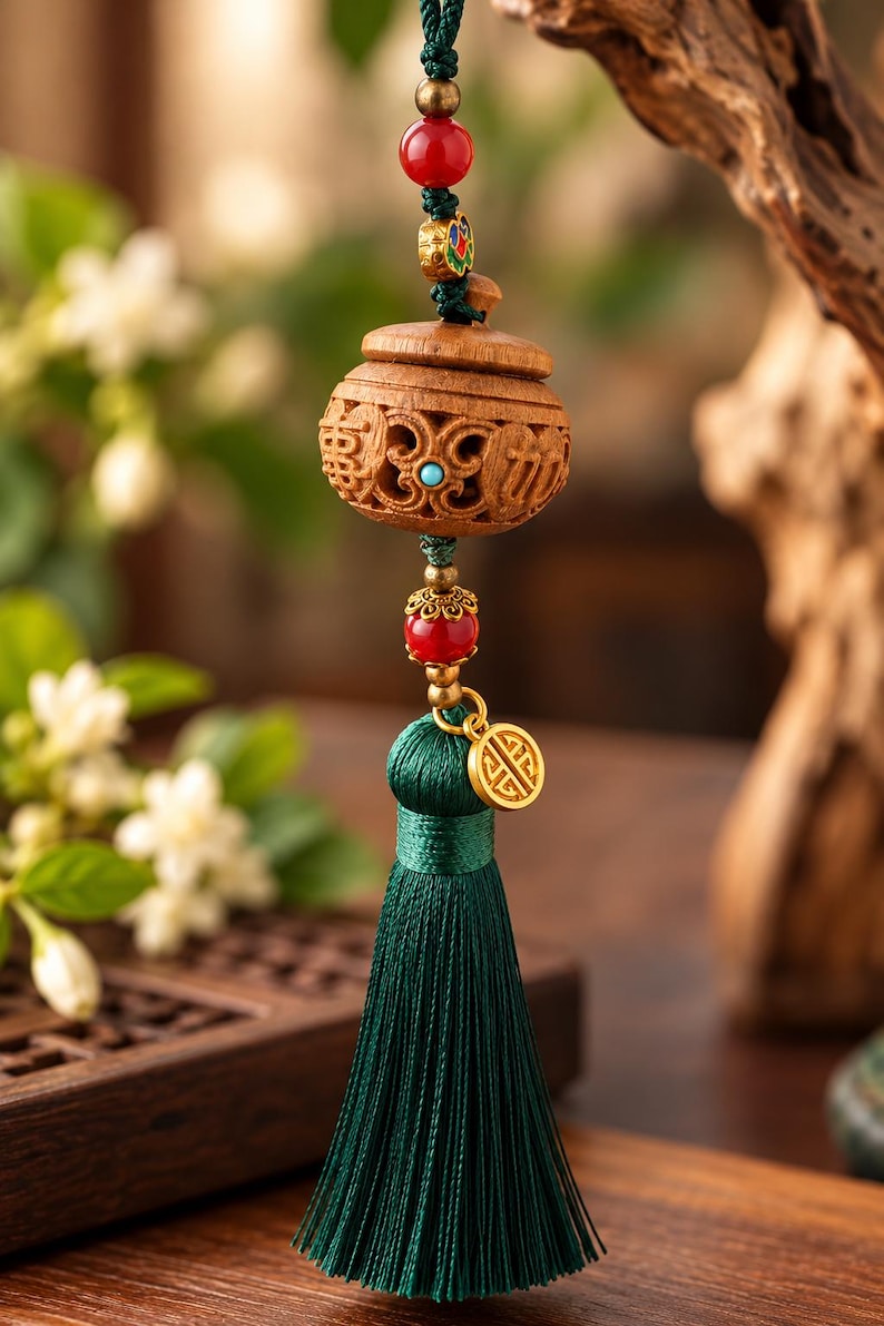 Aromatic Wooden Car Charm