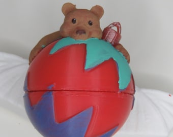 Christmas Ornament, Bear Ornament, STL Flix, 3D Print