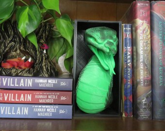 Snake Book Nook: 3D Printed Serpent Bookend - Wizarding World Inspired