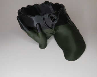 Woman's Head Planter: 3D Printed Decorative Bust Pot