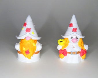 3D Printed Fall Gnomes: Autumn Decor Figurines
