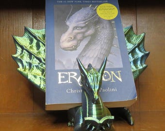 3D Printed Dragon Book Display: Multicolor Fantasy Book Holder
