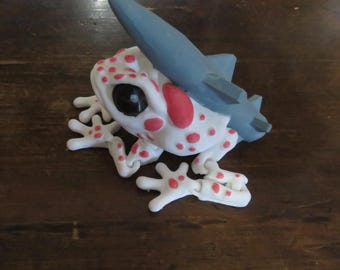 Cinderwing Missile Toad Ornament, Festive Holiday Decor