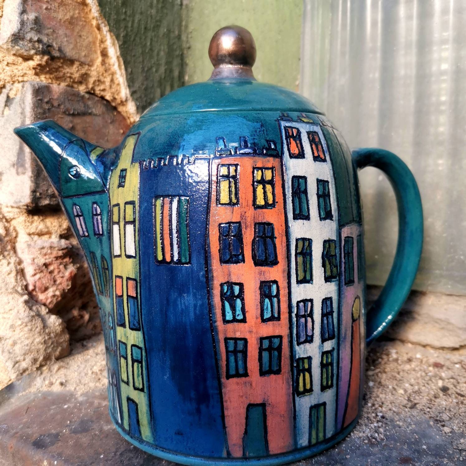 Handmade Teapot Etsy