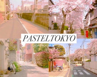 3 Pastel Tokyo Lightroom Mobile Presets & Desktop Presets, Kawaii Lightroom Presets, Anime Lightroom Presets, Japanese Presets Pastel preset
