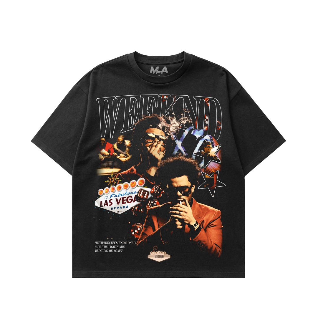The Weeknd 5 - Bootleg Rap Tee - Etsy UK