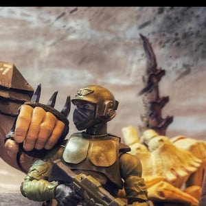 1/12 scale action figure custom head sculpts  for Intergalactic Infantry