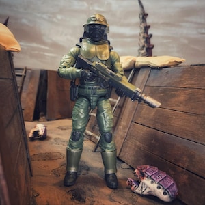 1/12 scale action figure armor conversion kit for Intergalactic Infantry