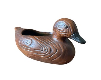 Vintage Duck Shaped Bowl Or Planter