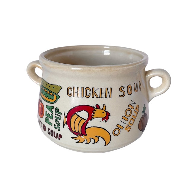 Vintage Two Handle Soup Mug