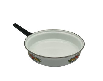 Vintage Spice Of Life White Frying Pan