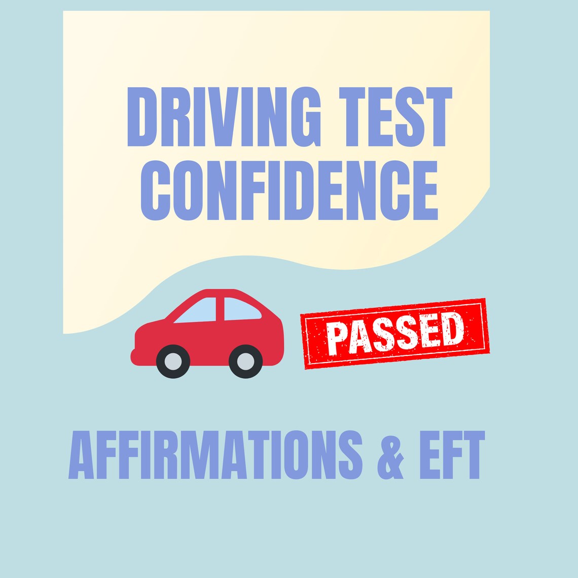 Driving Test Confidence Affirmations and EFT Guide Printable - Etsy UK
