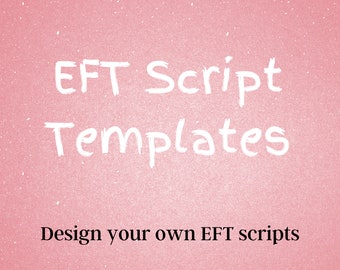 Emotional Freedom Techniques - EFT tapping Script Templates - Create your own EFT scripts | EFT Tapping points | Printable download
