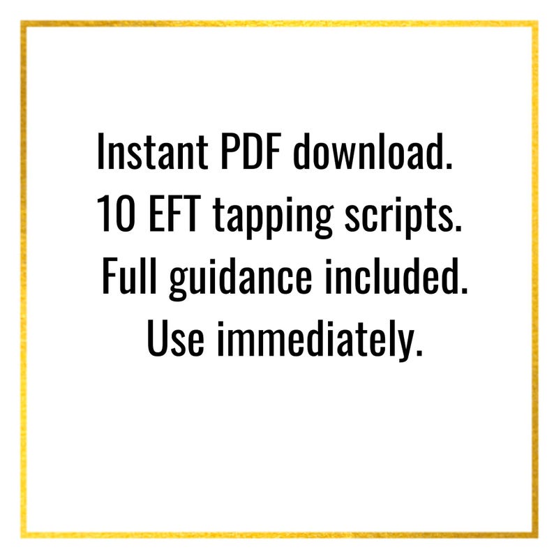 EFT Tapping for Weight Loss, 10 Emotional Freedom Techniques Scripts to ...
