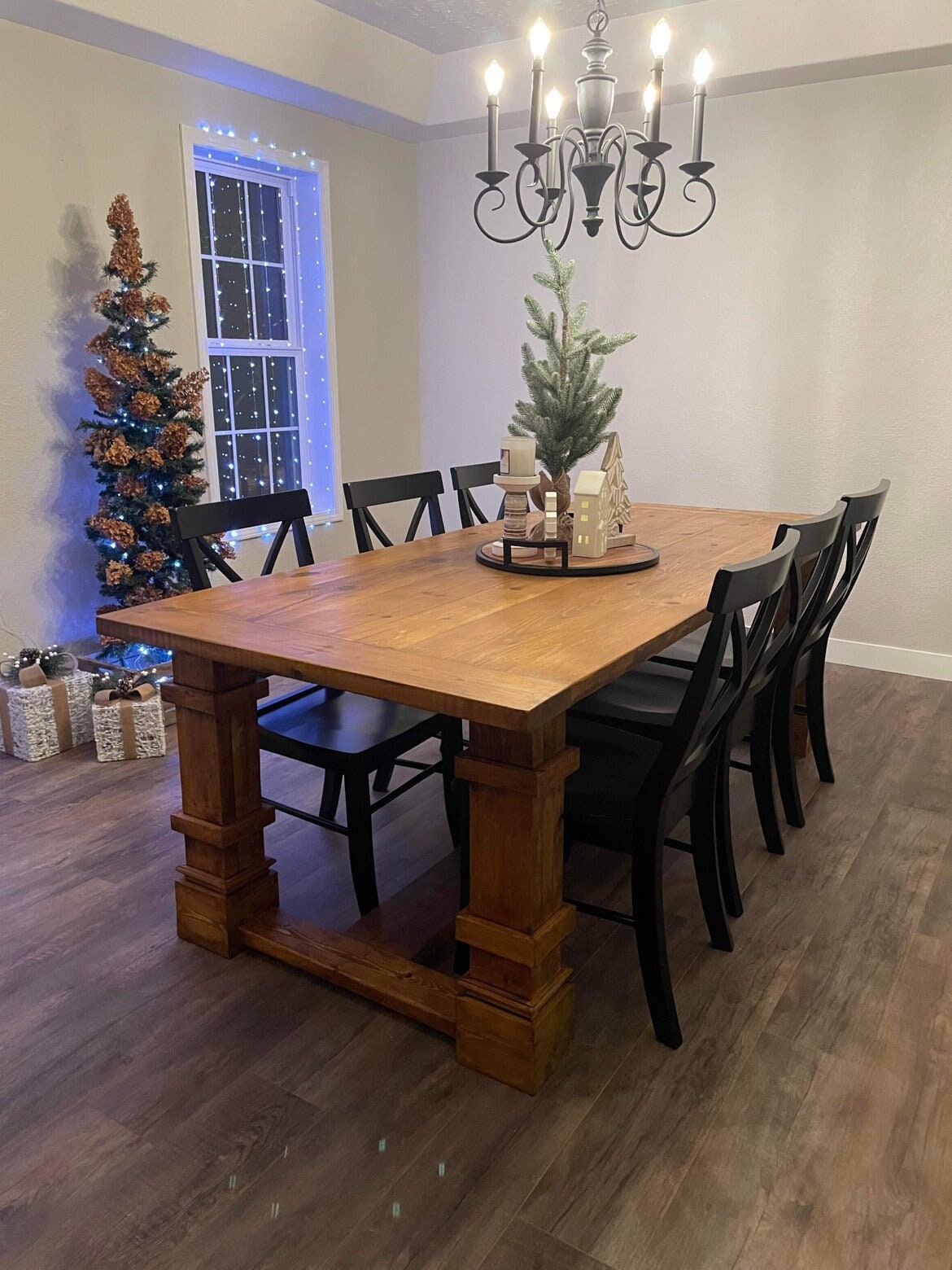 Rustic Handcrafted Farmhouse Dining Table - Etsy