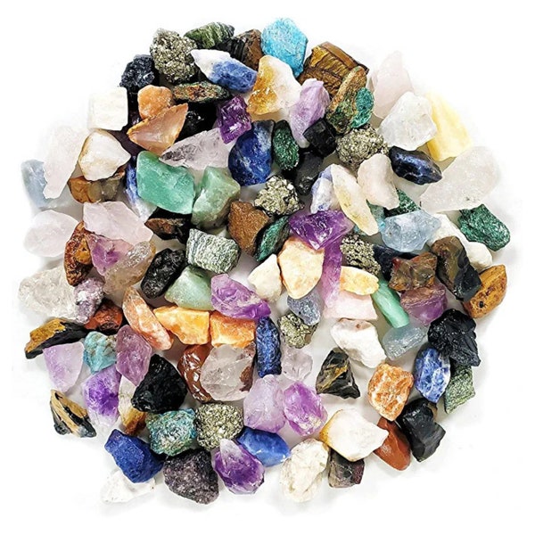 Rock Collection for Kids, Bulk Rocks, Gemstones & Crystals, Genuine Fossils, and Minerals Gifts for Children, Earth Science Activity