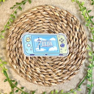 Glanzende vinylsticker Zelda Tears Of The Kingdom Switch