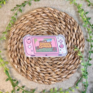 Adhesivo para interruptor ACNH con diseño de flor de cerezo primaveral