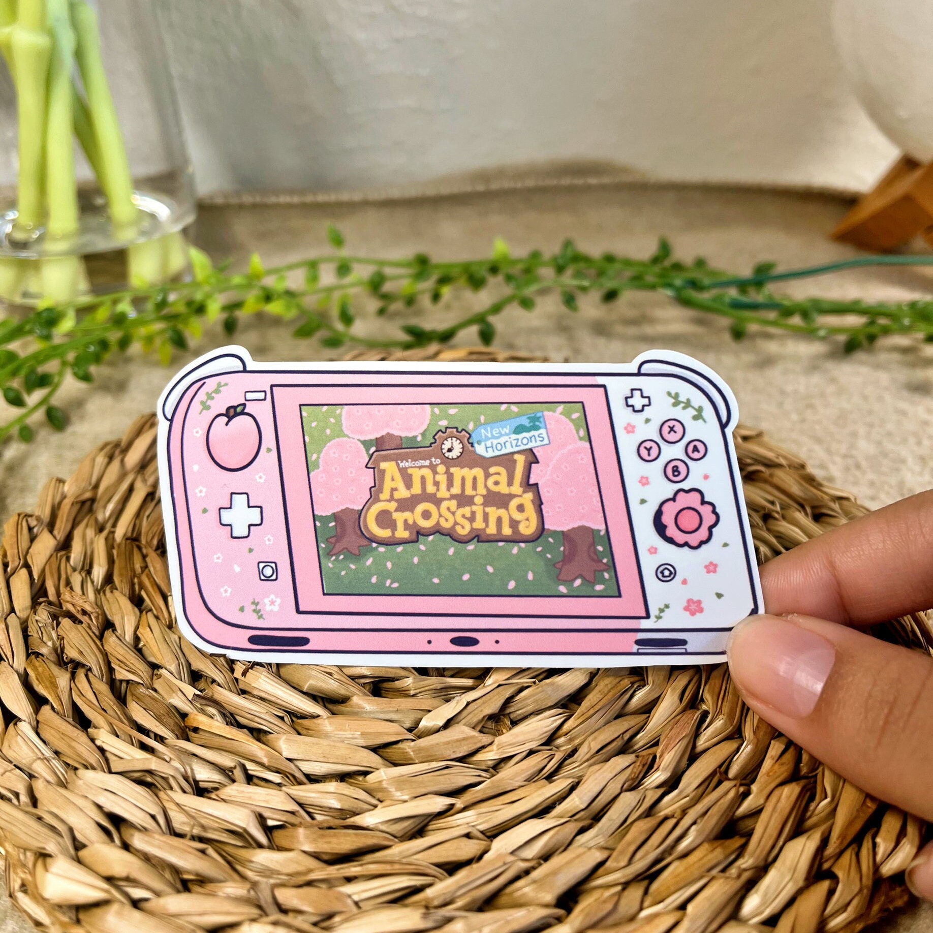 Spring Cherry Blossom ACNH Switch Vinyl Sticker Etsy