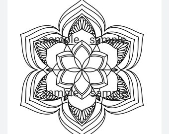 Mandala Colouring Pages For Mindfulness Book One