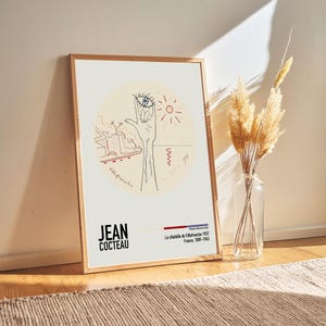 Jean Cocteau - La citadelle de Villefranche 1957  - Jean Cocteau Lithographs Paintings Poster Prints, Art Lover Gift Ideas for Him/Her
