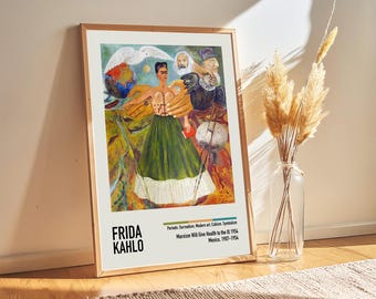 Frida Kahlo 'Marxism Will Give Health to the Ill' Vintage Art Print