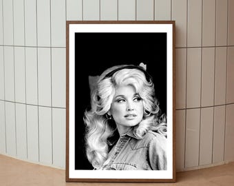 Dolly Parton Vintage Photography Print: 1976 NYC Portrait