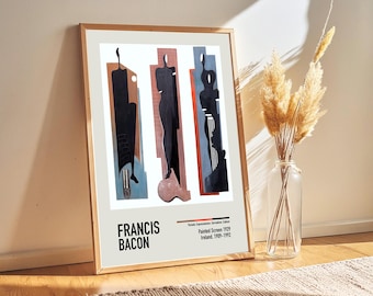 フランシス・ベーコン 直筆サイン入り油絵 抽象表現主義 イギリス美術