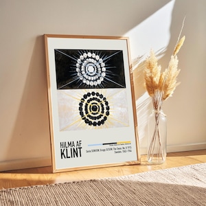 Hilma Af Klint - Serie SUW/UW, Grupp IX, The Swan, No8 - Hilma Klint Paintings Poster Prints, Modern Home Decor, Abstract Exhibition Prints