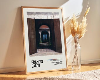 Francis Bacon Exhibition Poster: House in Barbados Vintage Art Print