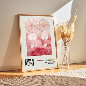 Hilma Af Klint - The Ten Largest No. 9 - 1907 - Hilma Klint Paintings Poster Prints, Modern Home Decor, Abstract Exhibition Prints