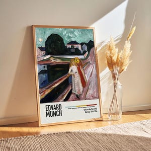 Edvard Munch - Girls on the Pier 1903 - Edvard Munch Paintings Poster Artwork, Exhibition Poster Art Lover Gifts Idea for Him/Her
