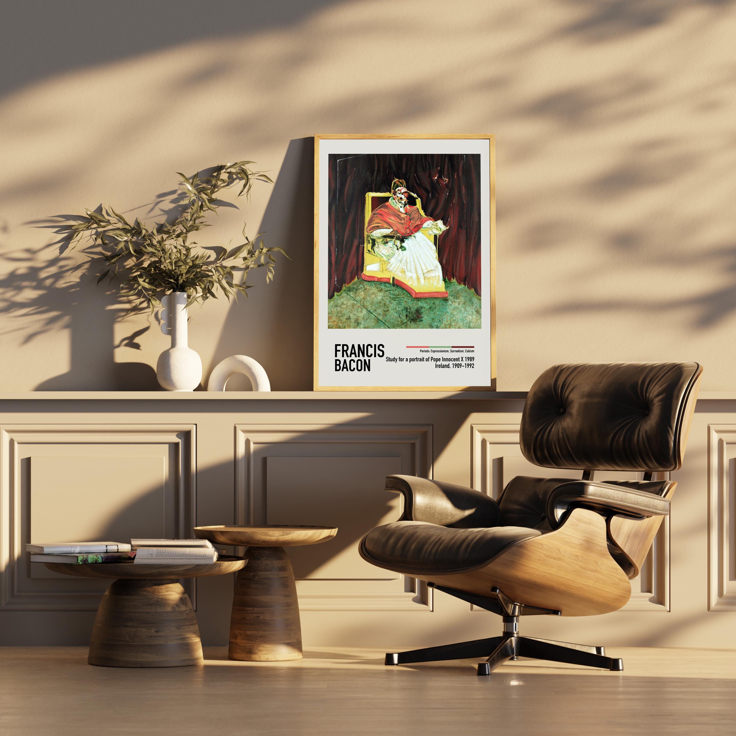 Francis Bacon Exhibition Poster Portrait of