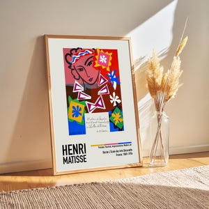 Henri Matisse - Bal de L'Ecole des Art Decoratifs, Matisse Exhibition Poster Art Print - Fauvism Art Prints, Modern Art, Art Lover Gift Idea