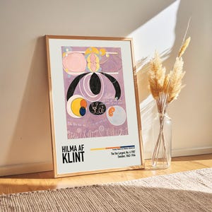 Hilma Af Klint - The Ten Largest, No. 6 1907 - Hilma Klint Paintings Poster Prints, Modern Home Decor, Abstract Exhibition Prints