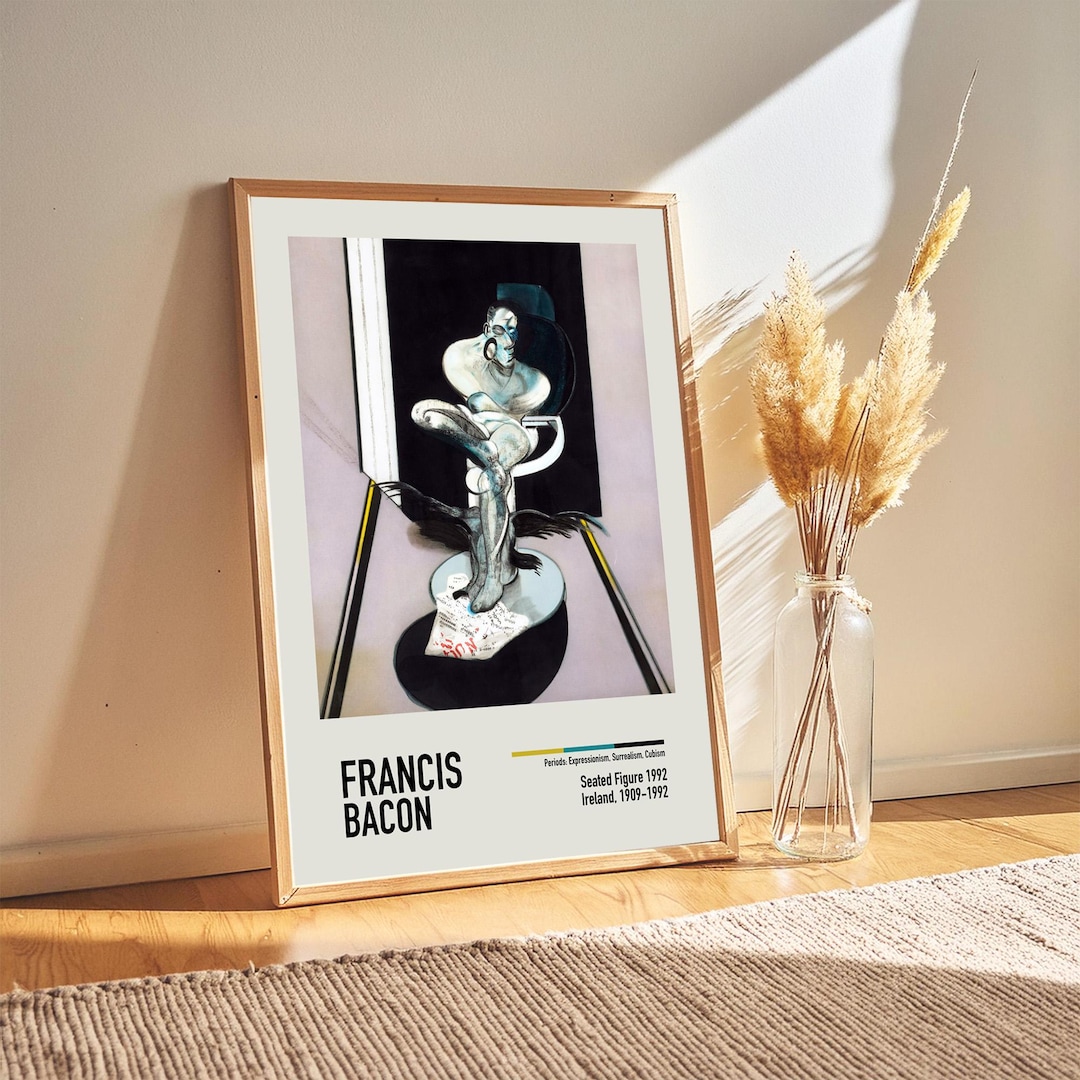 Francis Bacon Exhibition Poster Seated Figure