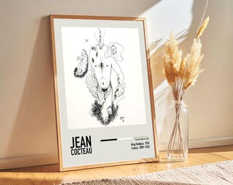 Jean Cocteau - King Oedipus Vintage Art Poster