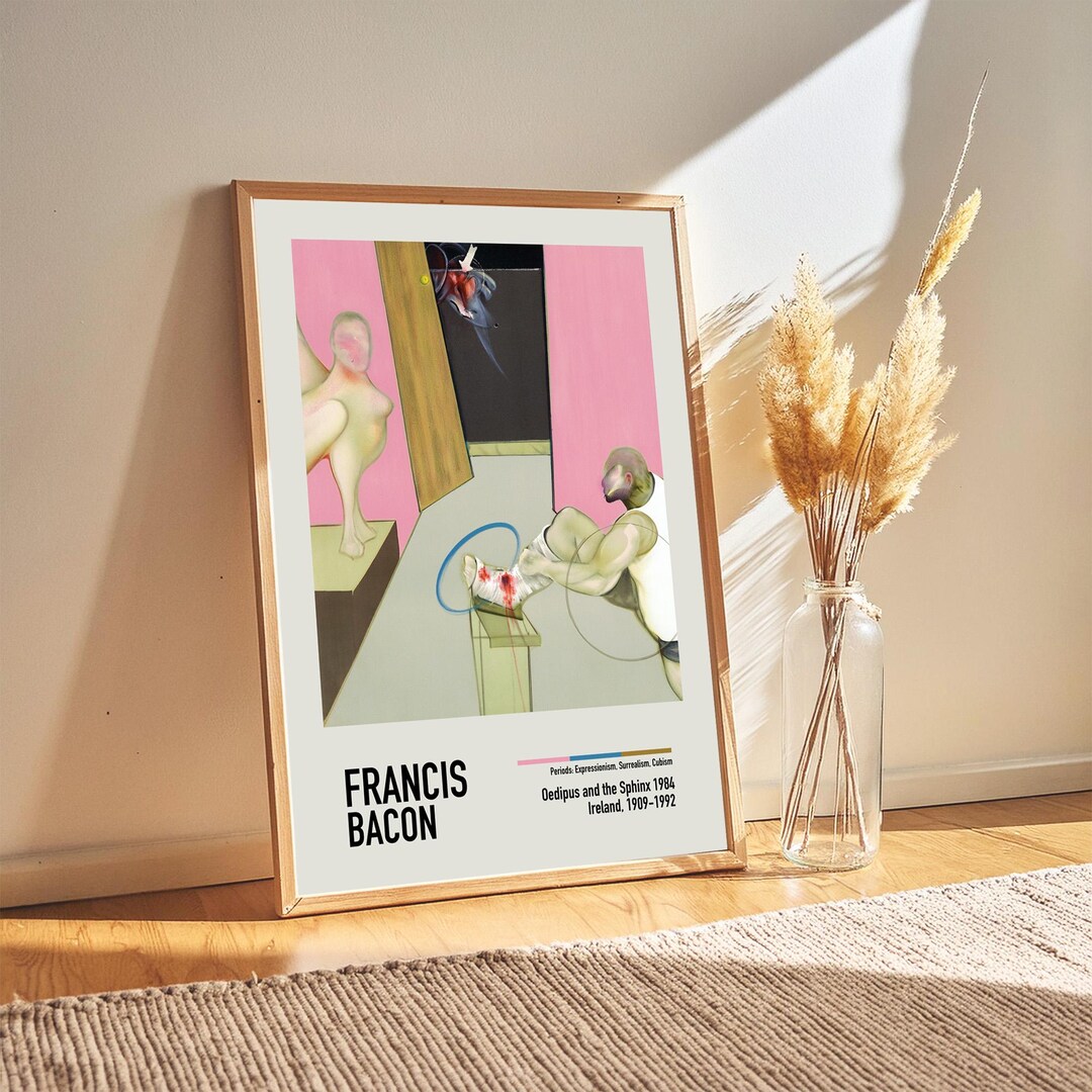 Francis Bacon Exhibition Poster - Oedipus and the Sp…
