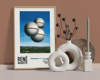 Rene Magritte 'the Voice of Space' Vintage Art Print - Etsy