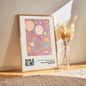 Hilma Af Klint - The Ten Largest, No. 8, Adulthood 1907 - Hilma Klint Paintings Poster Prints, Modern Home Decor, Abstract Exhibition Prints