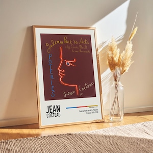 Jean Cocteau - Galerie Pont des Arts Poteries - Jean Cocteau Lithographs Paintings Poster Prints, Gift Ideas for Art Lovers for Him/Her