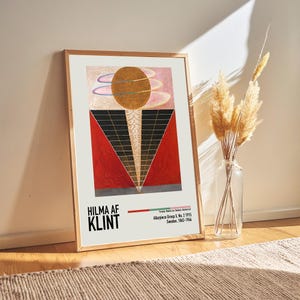 Hilma Af Klint - Altarpiece Group X, No. 2 1915 - Hilma Af Klint Paintings Poster Prints, Modern Home Decor, Abstract Exhibition Prints