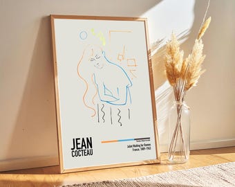 Jean Cocteau 'Juliet Waiting' Vintage Art Poster