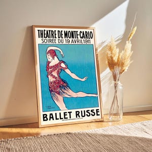 THÉATRE DE MONTE CARLO, BALLET RUSSE; NIJINSKY 1911