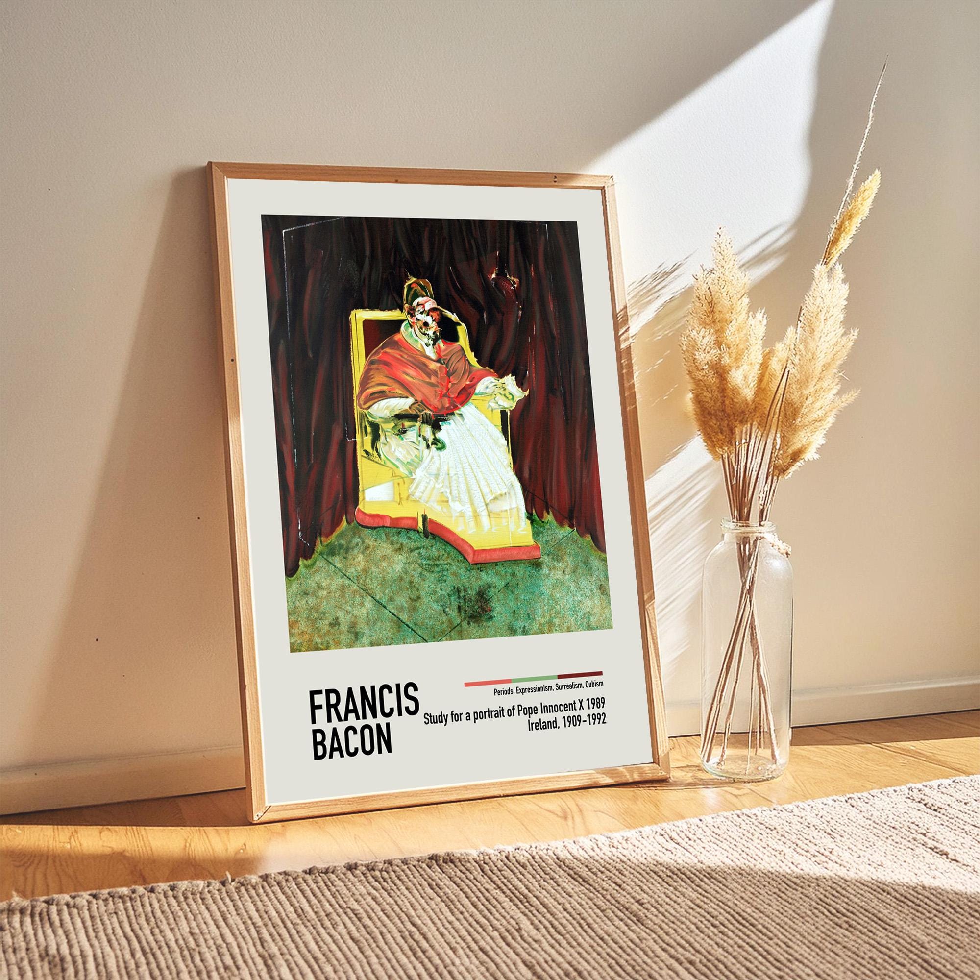 Francis Bacon Exhibition Poster Portrait of