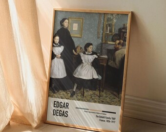 エドガー・ドガ ベレッリ一家 カスタムフレームプリント - Etsy 日本