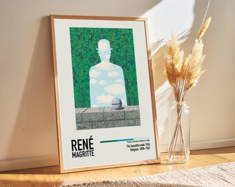 ルネ・マグリット展ポスター - 愛の歌 1946 - 絵画アート、モダン